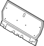 886095CA0A - Body: Seat Back Panel for Infiniti Image