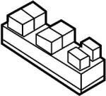 254013JA1A - Body: Window Switch for INFINITI: JX35, QX60 Image