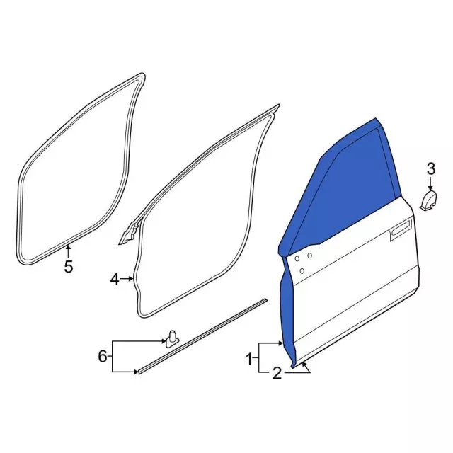 Door Shell - Ford (ML3Z-1620124-E)