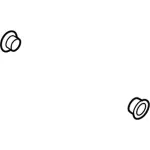 W706298S442 - : Side Bracket Nut for Lincoln: MKZ Image