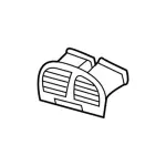 1W4Z19893BAA - Body: Air Vent for Lincoln: LS Image