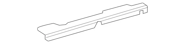 2056161300 - Substructure: Reinforcement Angle for Mercedes-Benz: C350e, C400, C43 AMG, C450 AMG, C63 AMG, C63 AMG S, E400, E450, E53 AMG, GLC300, GLC43 AMG, GLC63 AMG, GLC63 AMG S Image image