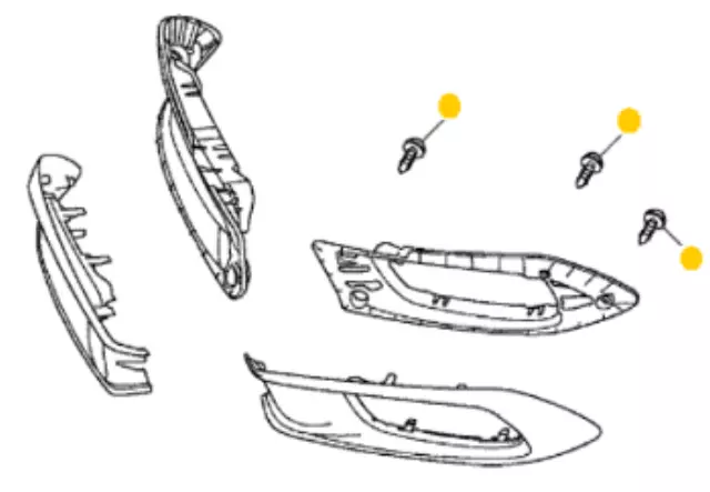 8V38TR0180 - Exterior: Fog Light Covers for Honda: Civic Image