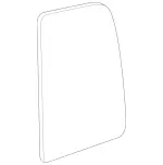 28115533 - Body: Mirror Glass for Mercedes-Benz Image