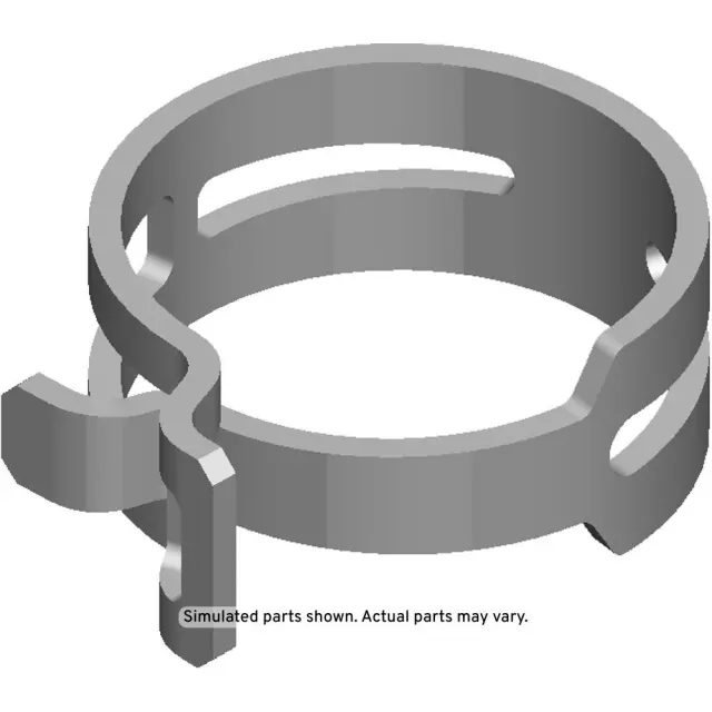 90572593 - : Hose Clamp Replaced by Part Number 90572593 for Buick: Enclave, LaCrosse, Regal, Verano | Cadillac: CT6, Escalade, Escalade ESV, SRX, XTS | Chevrolet: Bolt EUV, Corvette, Cruze, Cruze Limited, Equinox, Impala, Malibu | GMC: Terrain Image