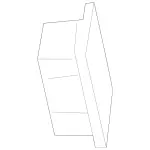 20572700488R73 - Body: Switch Bezel for Mercedes-Benz Image