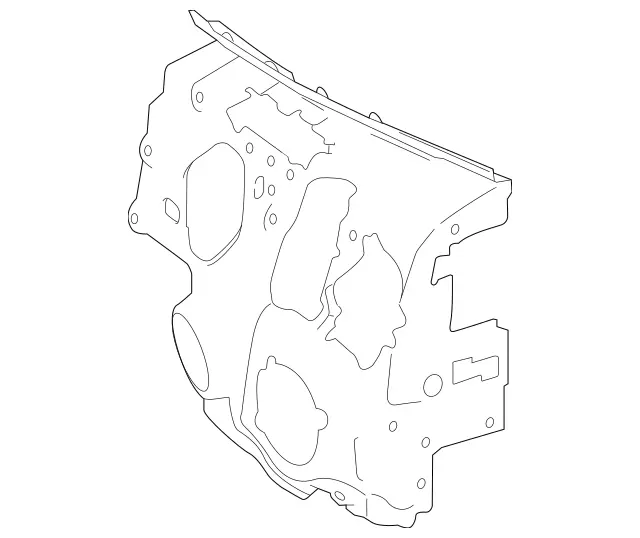 2226827701 - Panelling: Dampening, Firewall for Mercedes-Benz: Maybach S550, Maybach S560, Maybach S600, Maybach S650, S450, S550, S550e, S560, S600 Image image