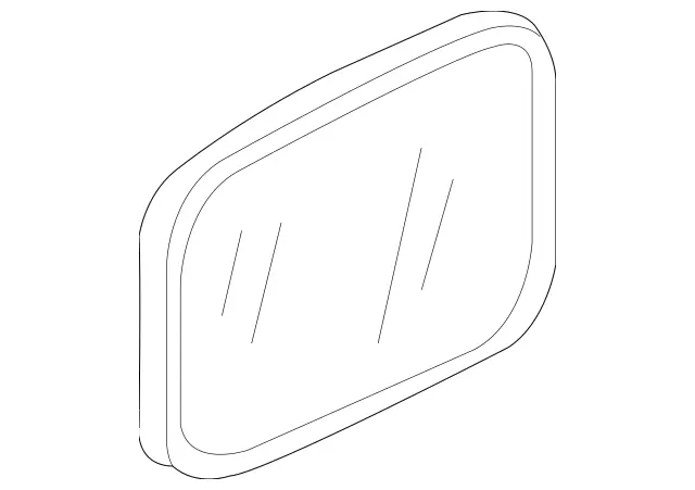 2208101221 - Body: Mirror Glass for Mercedes-Benz Image