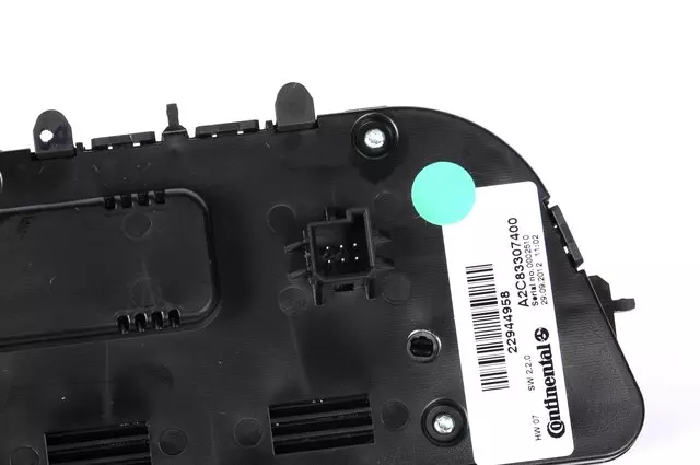 Black Heating and Air Conditioning Control Panel - GM (22944958)