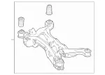 2473503704 - Rear Axle: Suspension Subframe for Mercedes-Benz: GLA250, GLB250 Image
