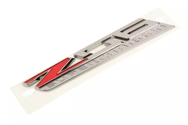 22902188 - : Front Driver Side Fender Z06 Supercharged Logo for Chevrolet: Corvette Image