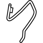 HC3Z4A058C - Suspension: Vent Hose for Ford Image
