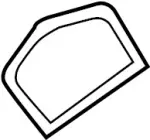 84831AL500 - Body: Finish Plate Seal for Infiniti Image