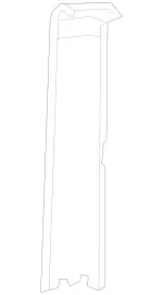 9106370100 - : Upper Panel for Mercedes-Benz Image