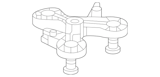 1674310000 - Brakes: Holder for Mercedes-Benz: GLE350, GLE450, GLE450e, GLE53 AMG, GLE580, GLE63 AMG S, GLS450, GLS580, GLS63 AMG, Maybach GLS600 Image image