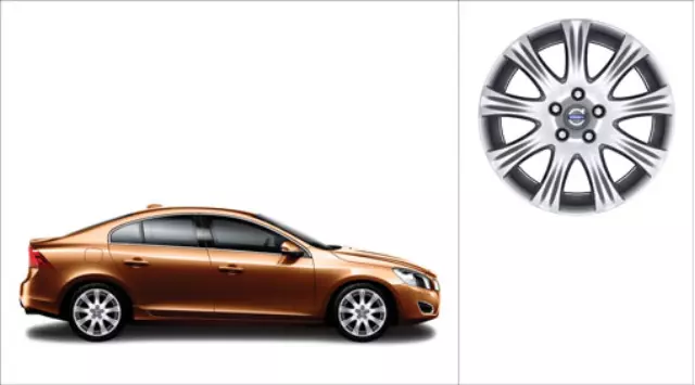 31202516 - : Aluminum Rim Cassini 7 X 17in- Silver Bright for Volvo Image