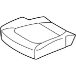 HC3Z2662901AA - : Cushion Cover for Ford Image