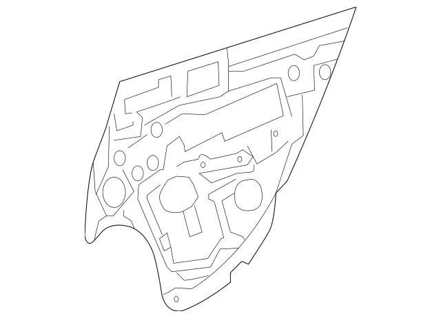 2197300178 - Body: Water Shield for Mercedes-Benz Image