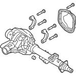 BC3Z4010D - Suspension: Axle Housing for Ford: F-250 Super Duty, F-350 Super Duty Image