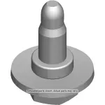 11561444 - : Deck Lid Hinge Bolt for GM Image