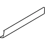 CK4Z6125508AG - Body: Upper Molding for Ford: E-Transit, Transit-350, Transit-350 HD Image