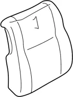 87620AR602 - : Seat Back Cover for INFINITI: Q45 Image