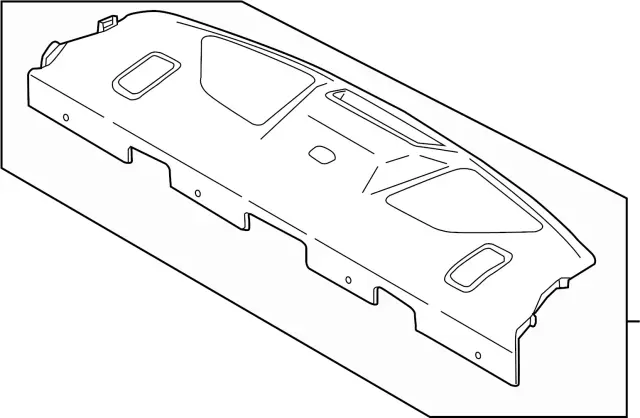 799105CN0A - Body: Pkg Tray Trim for INFINITI: Q60 Image