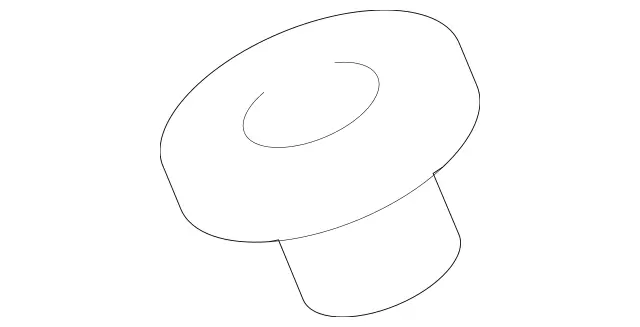 1239973681 - Body: Washer Pump Grommet for Mercedes-Benz Image