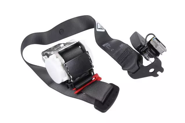 Jet Black Rear Center Seat Belt with Retractor - GM (19301665)