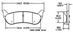 13054169 - : Disc Brake Pad Set for OmniParts Image