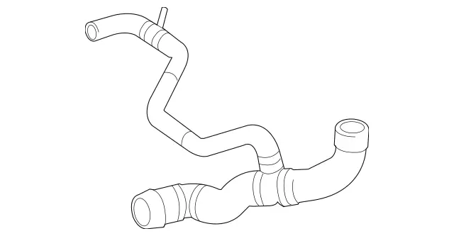 2215012591 - Radiator: Coolant Hose for Mercedes-Benz: CL63 AMG, S500, S550 Image image