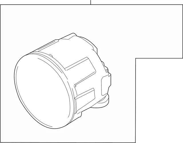 261508998B - Electrical: Fog Lamp Assembly for INFINITI: EX37, FX37, FX50, M35h, M37, M56, Q40, Q70, QX50, QX56, QX70, QX80 Image
