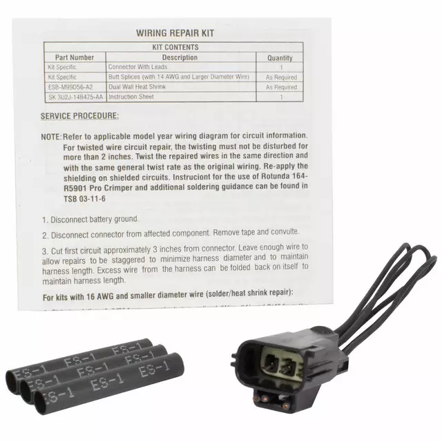 3U2Z14S411NPA - : Wire Assembly for Ford Image