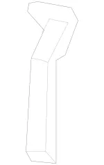 2048322325 - Heating and Ventilation: Fitting for Mercedes-Benz: C250, C300, C350, C63 AMG, E550, GLK250, GLK350 Image