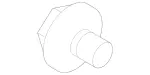 2039840529 - Covering and Lining: Bolt for Mercedes-Benz Image
