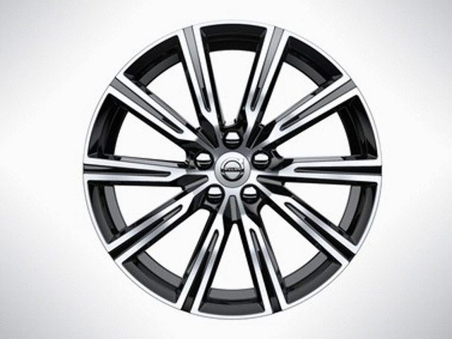 31423852 - : 19-Inch 10-Spoke Black Diamond Cut Alloy for Volvo Image