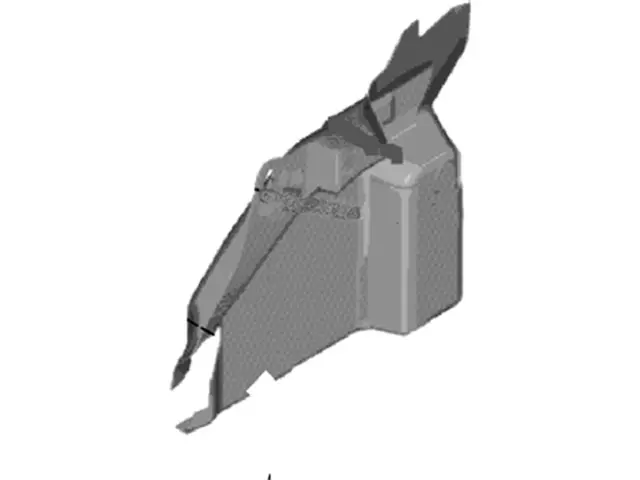 D2BZ5831013AD - Body: Trunk Side Trim for Ford: Fiesta Image