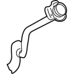 1L5Z9034AC - Fuel System: Filler Pipe for FORD Image