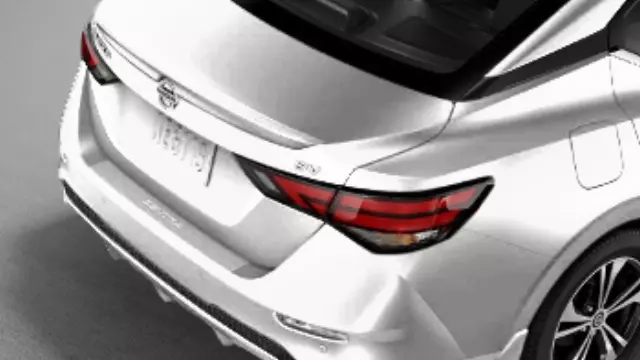 T99J16LW9A - : Rear Spoiler - Primered Only for Nissan: Sentra Image