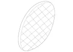 90672700877J69 - Body: Speaker Grille for Mercedes-Benz Image