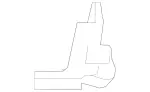 2128850316 - Detachable Parts: Reinforcement for Mercedes-Benz Image