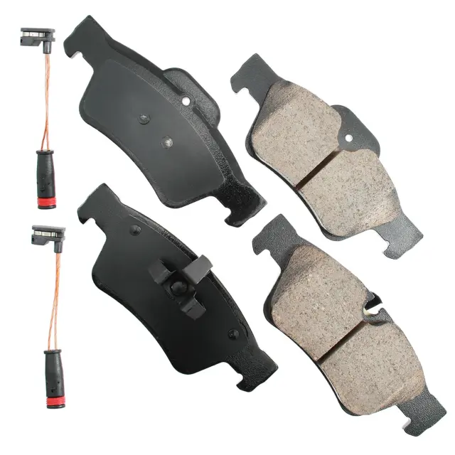 EUR1122 - Brake: Akebono EURO Ultra Premium Ceramic Disc Brake Pad Kit for AKEBONO Image