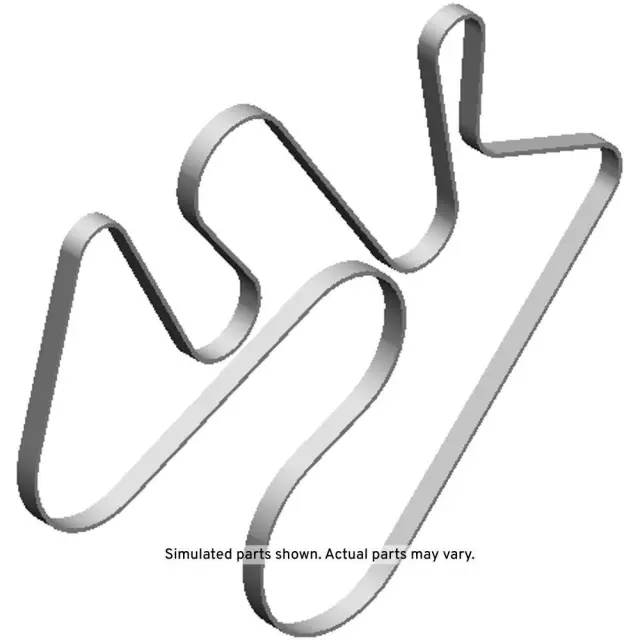 97223131 - : V-Ribbed Serpentine Belt for Chevrolet: Silverado 2500 HD, Silverado 3500 | GMC: Sierra 2500 HD, Sierra 3500 Image