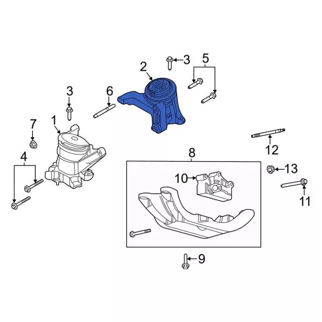 Engine Mount - Ford (R1MZ-6038-C)