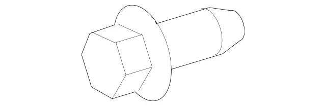 910105005007 - Electrical System: Hexagon Head Bolt for Mercedes-Benz: 180C, C230, C240, C280, C32 AMG, C320, C350, C55 AMG, CLK320, CLK350, CLK500, CLK55 AMG, CLK550, CLK63 AMG Image image