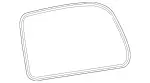 4476711420 - : Side Glass Seal for Mercedes-Benz Image