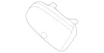 1678857603 - Attachment Parts: Towing Eye Cover for Mercedes-Benz Image