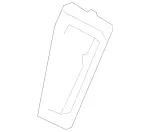 2119200186 - Rear Seat Bench: Cover for Mercedes-Benz Image