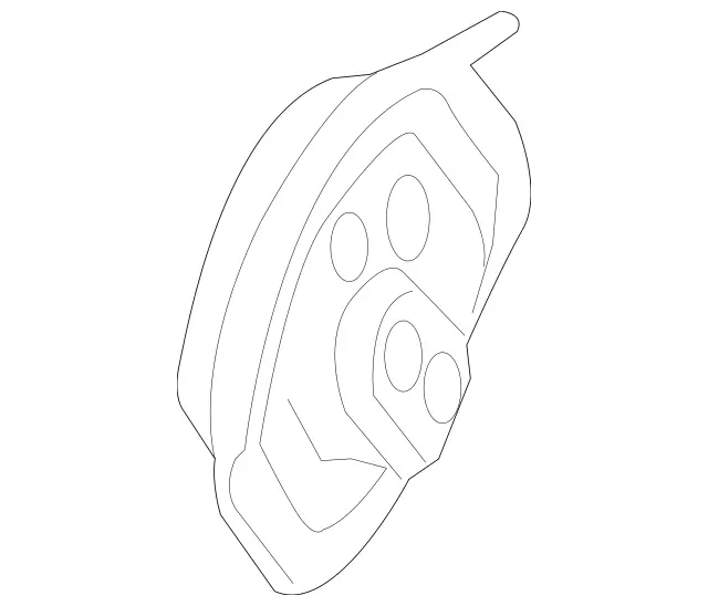 2228350298 - Heating and Ventilation: Sealing Frame for Mercedes-Benz: Maybach S550, Maybach S560, Maybach S600, Maybach S650, S450, S550, S550e, S560, S600, S63 AMG, S65 AMG Image image
