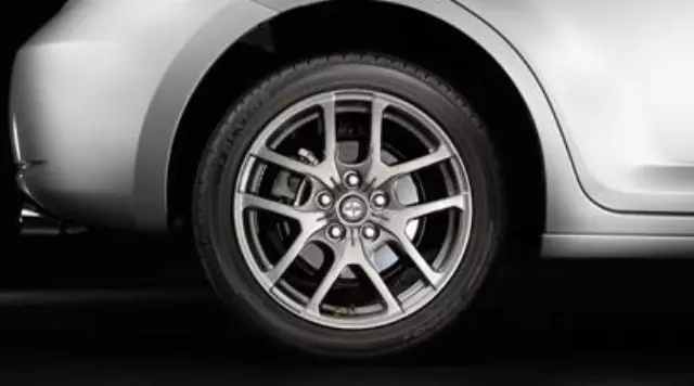 Wheel Dark Metallic Silver Alloy 5 Spoke 17x7 - Toyota (PT904-52082)